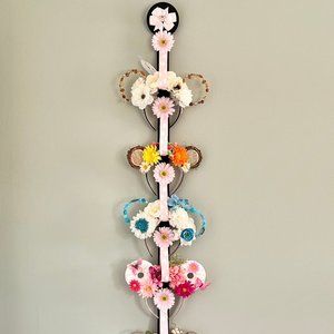 Pink Minnie Mouse Ear Wall Display Headband Holder Hanging Storage Disney Insp